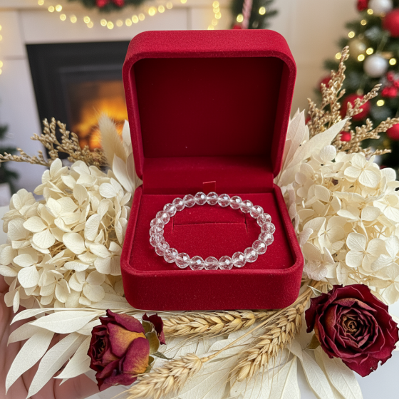 Christmas Limited Clear Crystal Shining Bracelet